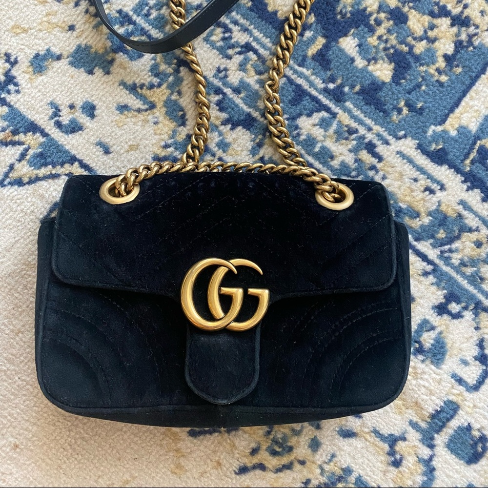 Gucci Marmont Velvet Mini Bag